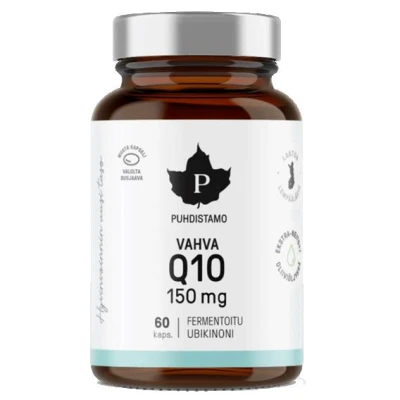 Puhdistamo Strong Q10 150mg 60 kapslí Puhdistamo Strong Q10 150mg 60 kapslí