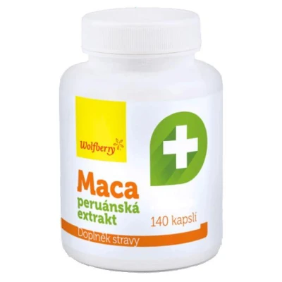 Wolfberry Maca peruánská extrakt 140 kapslí Wolfberry Maca peruánská extrakt 140 kapslí