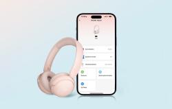 1more Bezdrátová sluchátka Mini HQ20, ANC (růžová)