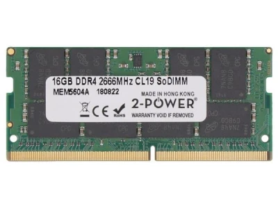 2-Power 16GB PC4-21300S 2666MHz DDR4 CL19 Non-ECC SoDIMM 2Rx8 (DOŽIVOTNÍ ZÁRUKA) 2-Power 16GB PC4-21300S 2666MHz DDR4 CL19 Non-ECC SoDIMM 2Rx8 (DOŽIVOTNÍ ZÁRUKA)