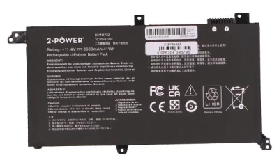 2-Power baterie CBP3848A ( B31N1732 alternative )3 ?lánková Baterie do Laptopu 11,4V 3600mAh 2-Power baterie CBP3848A ( B31N1732 alternative )3 ?lánková Baterie do Laptopu 11,4V 3600mAh