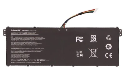 2-Power baterie pro ACER Extensa 15 EX215-53G 3 ?lánková Baterie do Laptopu 11,4V 3400mAh 2-Power baterie pro ACER Extensa 15 EX215-53G 3 ?lánková Baterie do Laptopu 11,4V 3400mAh