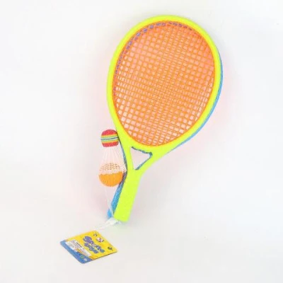2 rakety 42cm set so 2 loptičkami na soft tenis a bedminton 2v1 v sieťke plast