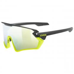 Uvex Sportstyle 231 Black Lime Mat / Mirror Yellow (cat.3) cyklistické brýle