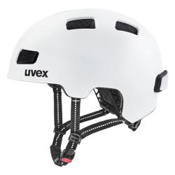 Uvex City 4 2022 White - Skyfall Mat cyklistická helma