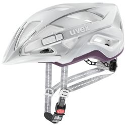 Uvex City Active 2022 Silver Plum Mat dámská cyklistická přilba Uvex City Active 2022 Silver Plum Mat dámská cyklistická přilba