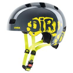 Uvex Kid 3 2023 Dirtbike Grey-lime dětská cyklistická helma