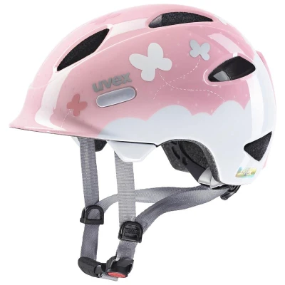 Uvex Oyo Style Butterfly Pink 2023 dětská cyklistická helma Uvex Oyo Style Butterfly Pink 2023 dětská cyklistická helma