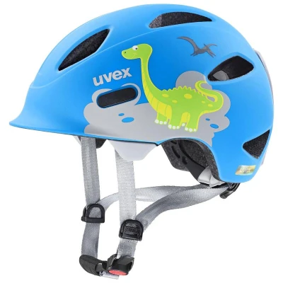 Uvex Oyo Style Dino Blue Mat 2023 dětská cyklistická helma Uvex Oyo Style Dino Blue Mat 2023 dětská cyklistická helma
