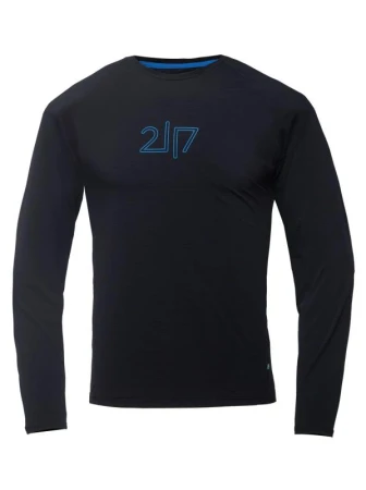2117 of Sweden ALKEN pánské funkční triko s dlouhým rukávem, black