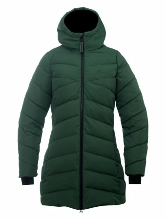 2117 of Sweden ANNEBERG dámský zateplený kabát, forest green 2117 of Sweden ANNEBERG dámský zateplený kabát, forest green