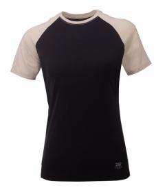 2117 of Sweden HULI dámské multisportovní triko s krátkým rukávem, black