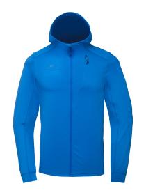 2117 of Sweden KILLINGE pánská powerstretch mikina s kapucí, lake blue