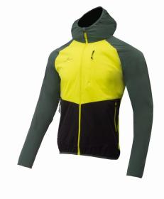 2117 of Sweden VASSBACKEN pánská ultralight softshellová bunda s kapucí, forest green