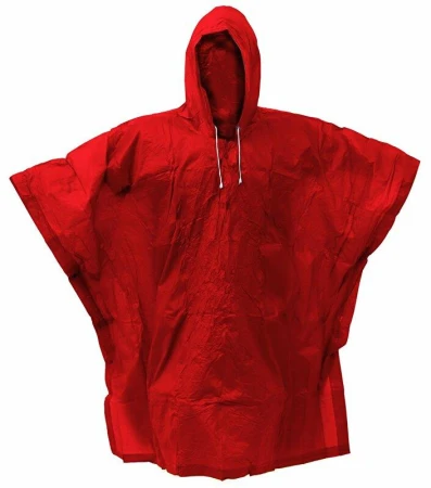 2you Pláštěnka PVC pončo červená