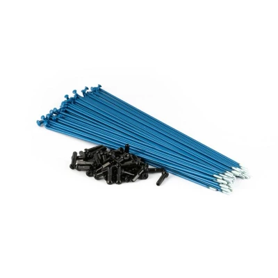 34R BMX Co. Drát STEEL SPOKES 50 ks modré