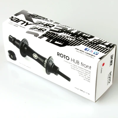 34R BMX Co. Náboj přední BMX ROTO FRONT HUB 36 děr, stříbrný
