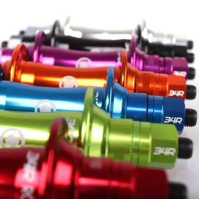 34R BMX Co. Náboj přední BMX ROTO FRONT HUB, 36 děr, zelený