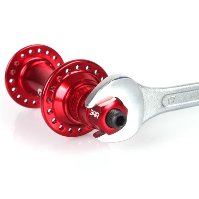 34R BMX Co. Náboj přední BMX ROTO FRONT HUB, 36 děr, zelený