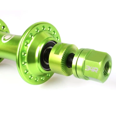 34R BMX Co. Náboj přední BMX ROTO FRONT HUB, 36 děr, zelený
