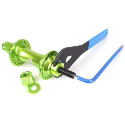 34R BMX Co. Náboj přední BMX ROTO FRONT HUB, 36 děr, zelený