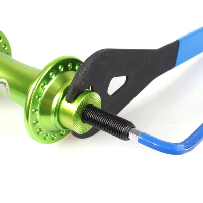 34R BMX Co. Náboj přední BMX ROTO FRONT HUB, 36 děr, zelený