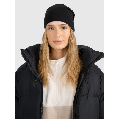 4f CAP WAW25ACAPU675-20S DEEP BLACK zimní čepice