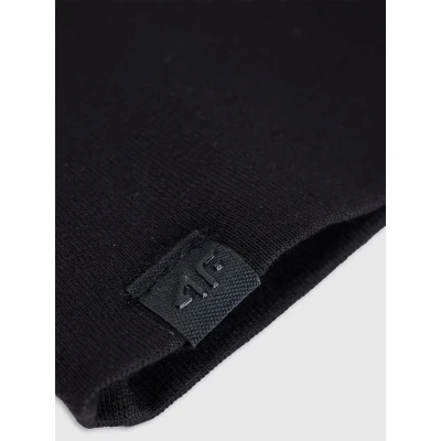 4f CAP WAW25ACAPU675-20S DEEP BLACK zimní čepice