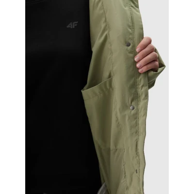 4f dámská bunda DOWN JACKET-WAW24TDJAF476-43S-KHAKI