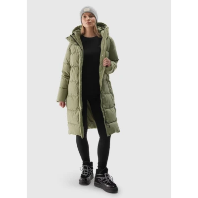 4f dámská bunda DOWN JACKET-WAW24TDJAF476-43S-KHAKI