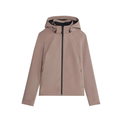 4f dámská bunda SOFTSHELL JACKET-AW23TSOFF152-82S-LIGHT BROWN