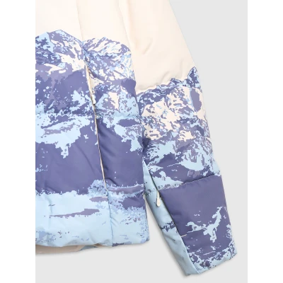 4f dámská bunda TECHNICAL JACKET F0808-WAW25TTJAF0808-34A-LIGHT BLUE ALLOVER