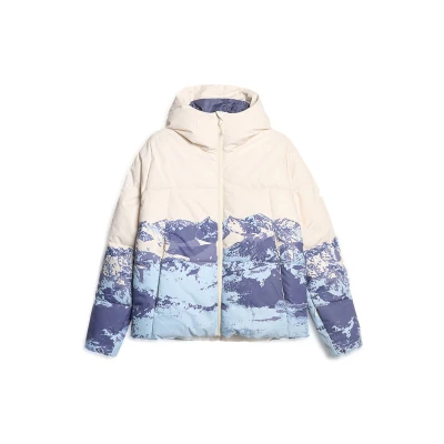 4f dámská bunda TECHNICAL JACKET F0808-WAW25TTJAF0808-34A-LIGHT BLUE ALLOVER