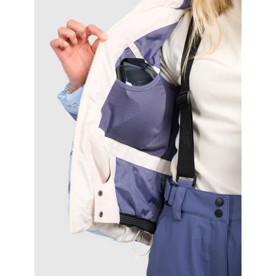 4f dámská bunda TECHNICAL JACKET F0808-WAW25TTJAF0808-34A-LIGHT BLUE ALLOVER