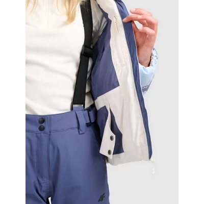 4f dámská bunda TECHNICAL JACKET F0808-WAW25TTJAF0808-34A-LIGHT BLUE ALLOVER