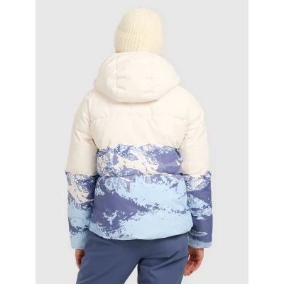 4f dámská bunda TECHNICAL JACKET F0808-WAW25TTJAF0808-34A-LIGHT BLUE ALLOVER