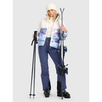4f dámská bunda TECHNICAL JACKET F0808-WAW25TTJAF0808-34A-LIGHT BLUE ALLOVER