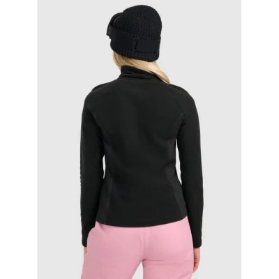 4f dámská mikina FLEECE UNDERWEAR F064-WAW25UFLEF064-20S-DEEP BLACK