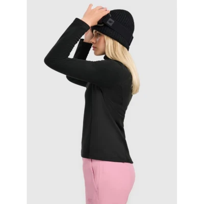 4f dámská mikina FLEECE UNDERWEAR F064-WAW25UFLEF064-20S-DEEP BLACK