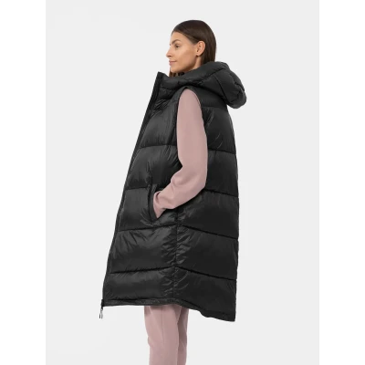 4f dámská vesta VEST-AW23TVESF074-20S-DEEP BLACK