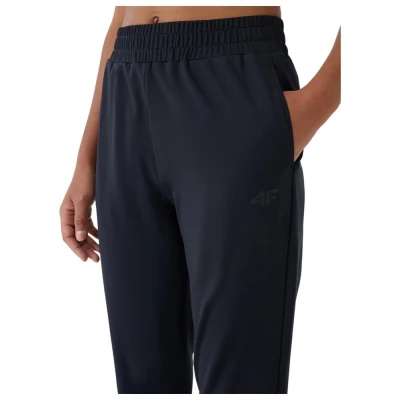 4f dámské kalhoty TROUSERS FNK F1066-WMM00TFTRF1066-20S-DEEP BLACK