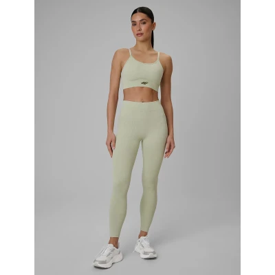 4f dámské legíny TIGHTS FNK F399-42A-LIGHT GREEN ALLOVER