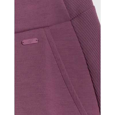 4f dámské tepláky TROUSERS CAS F1410-60S-BURGUNDY
