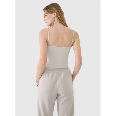 4f dámské tílko SLEEVELESS F127-83S-BEIGE