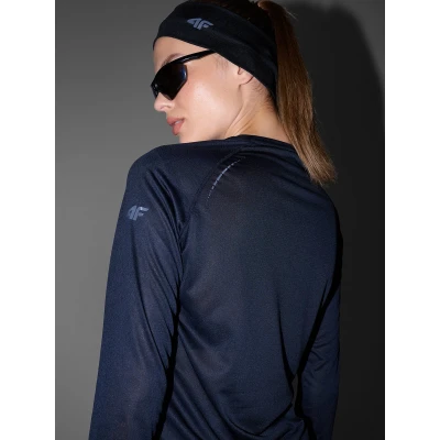 4f dámské tričko LONGSLEEVE FNK F415-WAW25TFLOF415-20S-DEEP BLACK