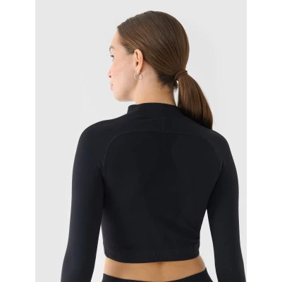 4f dámské tričko LONGSLEEVE FNK F483-RAW24TFLOF483-20S-DEEP BLACK