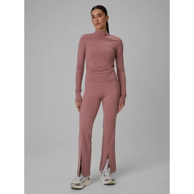 4F dámské tričko LONGSLEEVE FNK F502-56S-LIGHT PINK POUZE Velikost M (VÝPRODEJ)