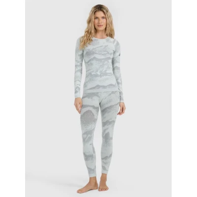 4f dámské tričko SEAMLESS UNDERWEAR F208-WAW25USEAF208-11A-OFF WHITE ALLOVER