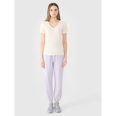 4f dámské tričko TSHIRT F1990-11S-OFF WHITE