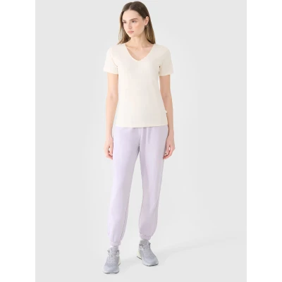4f dámské tričko TSHIRT F1990-11S-OFF WHITE